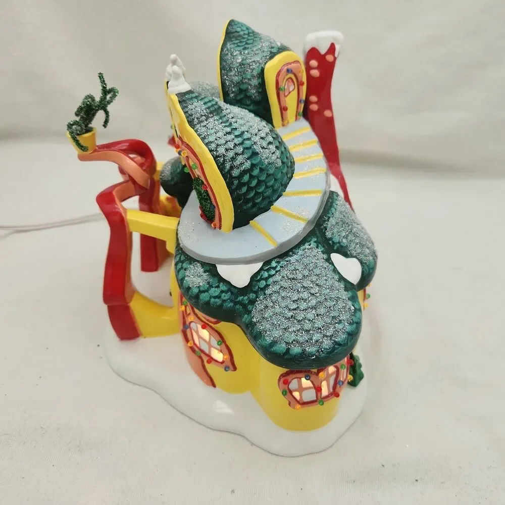 House Grinch Village Cindy-Lou Who's Home + Extras Dept. 56 #56-59004 Dr Seuss